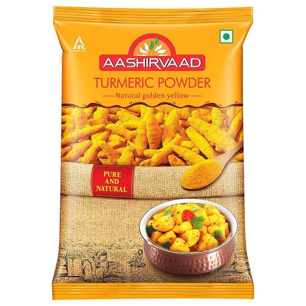 Aashirvaad Natural Golden Yellow Turmeric Powder