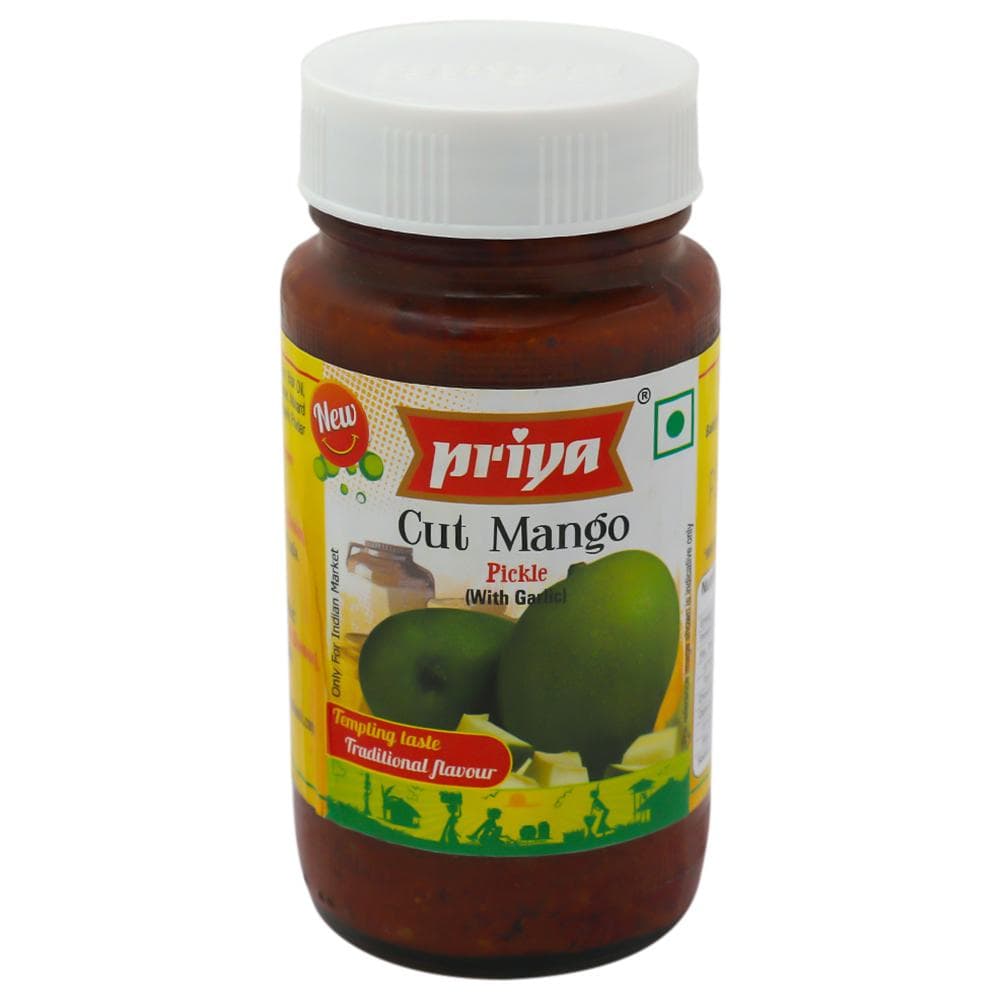 Priya Cut Mango Pickle With Garlic