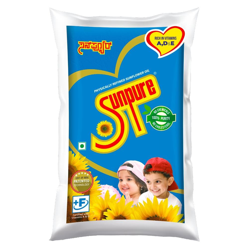 Sunpure Physically Refined Sunflower Oil