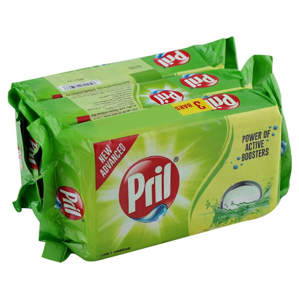 Pril Lime & Vinegar Dishwash Bar