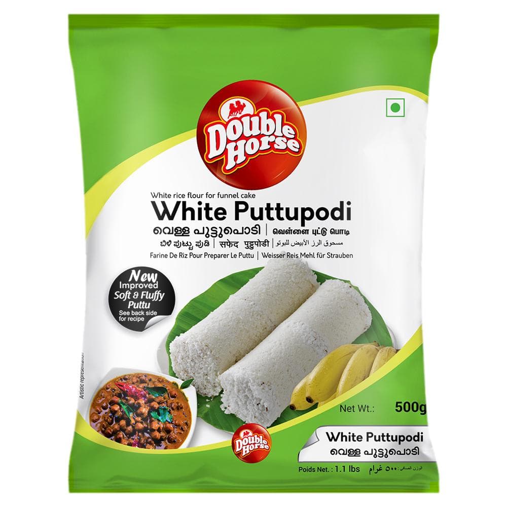 Double Horse White Puttu Podi / Rice Atta