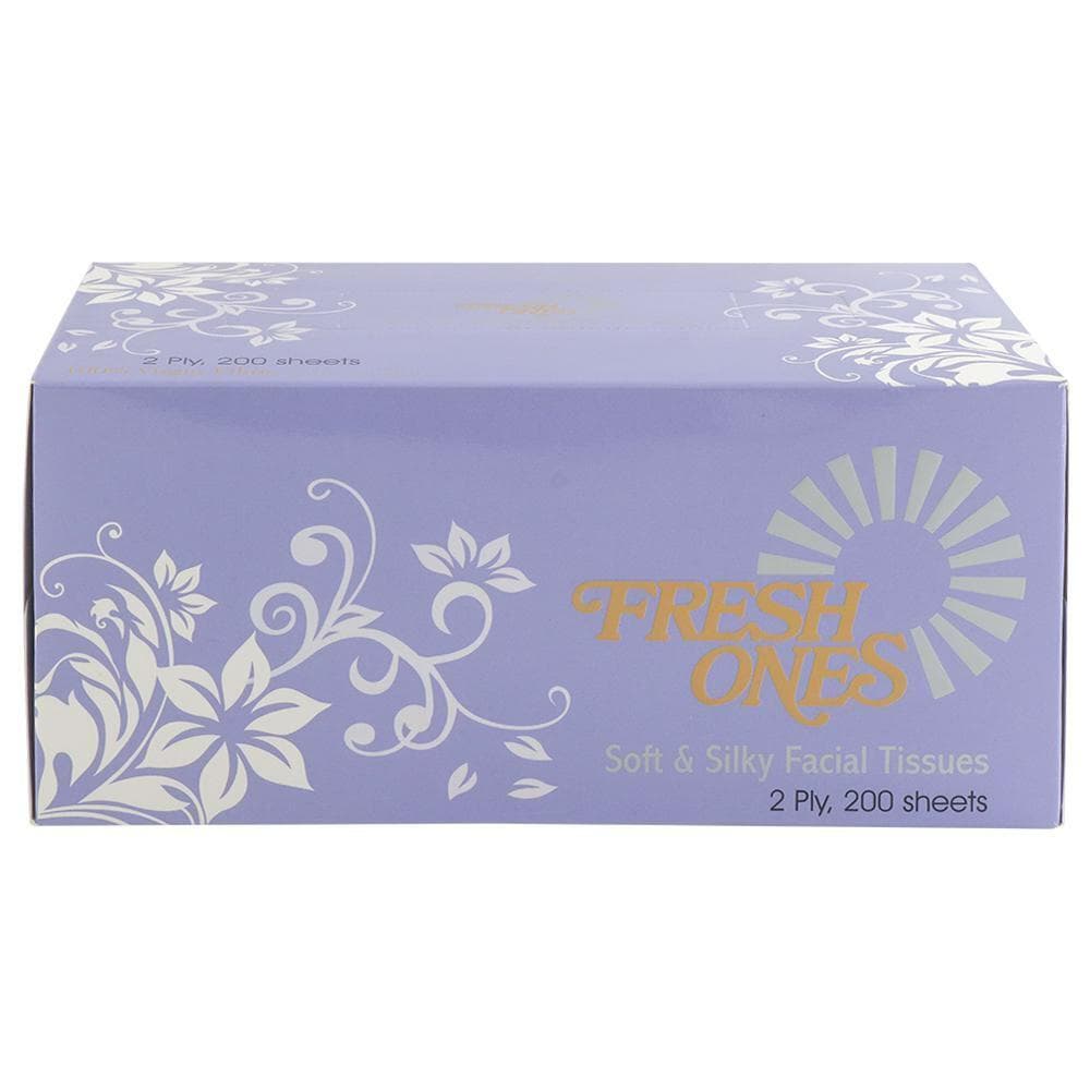 Fresh Ones Soft and Silky Facial Tissues 2 Ply 200 Sheets
