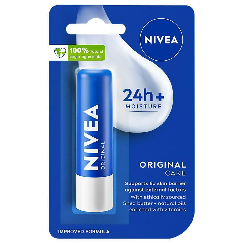 Nivea Caring Lip Balm, Original Care