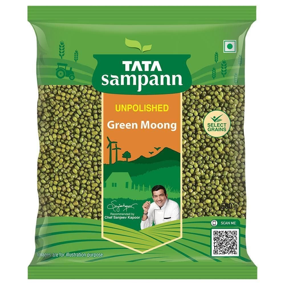 Tata Sampann Unpolished Green Whole Moong