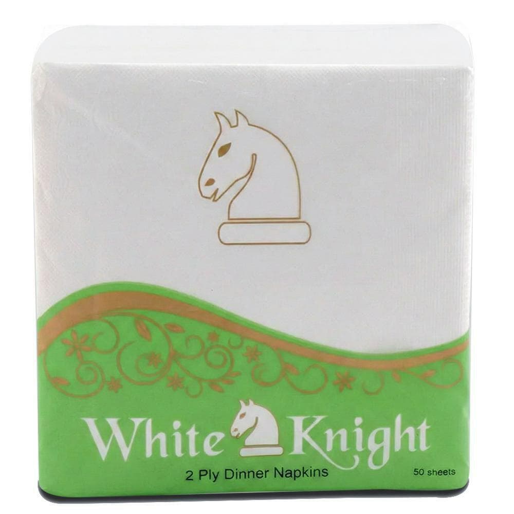White Knight 2 Ply Dinner Napkin