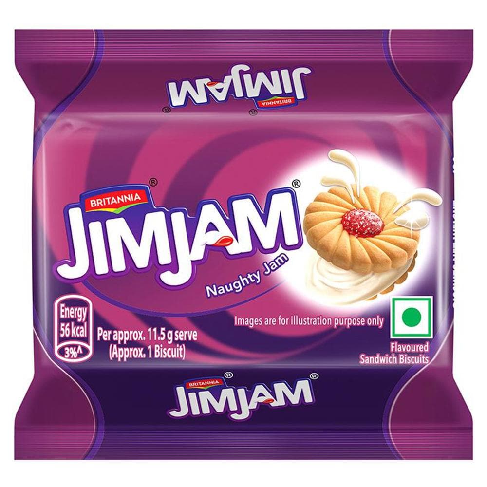 Britannia Jimjam Sandwich Biscuits
