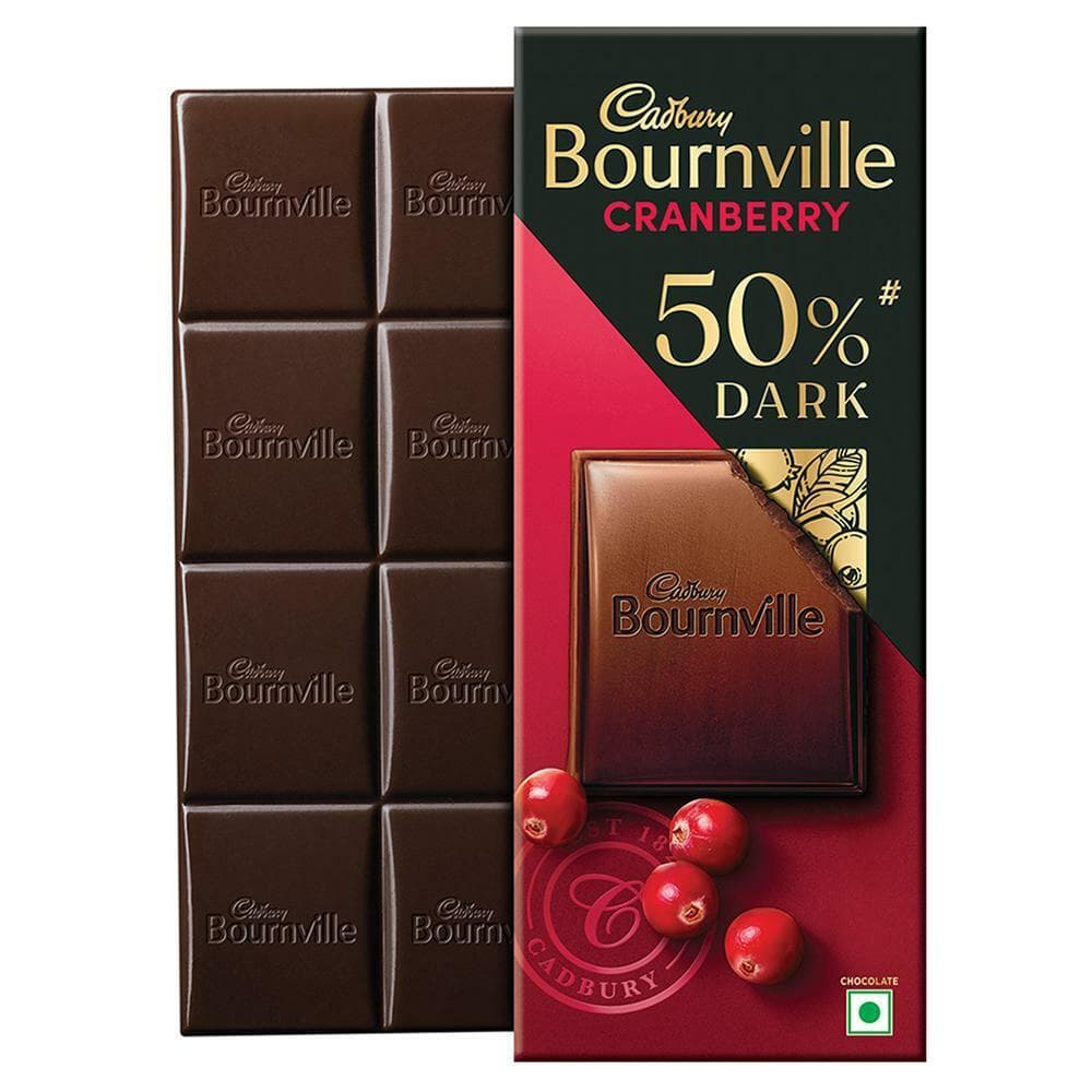 Cadbury Bournville Cranberry 50% Dark Chocolate