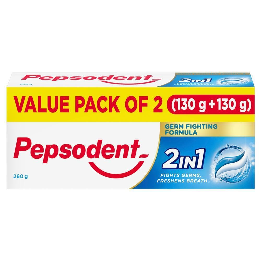 Pepsodent 2 in 1 Germ Fighting Formula Toothpaste