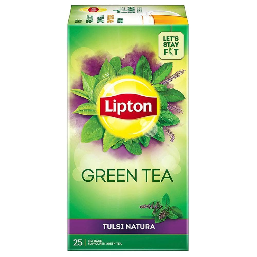 Lipton Tulsi Natura Green Tea Bags