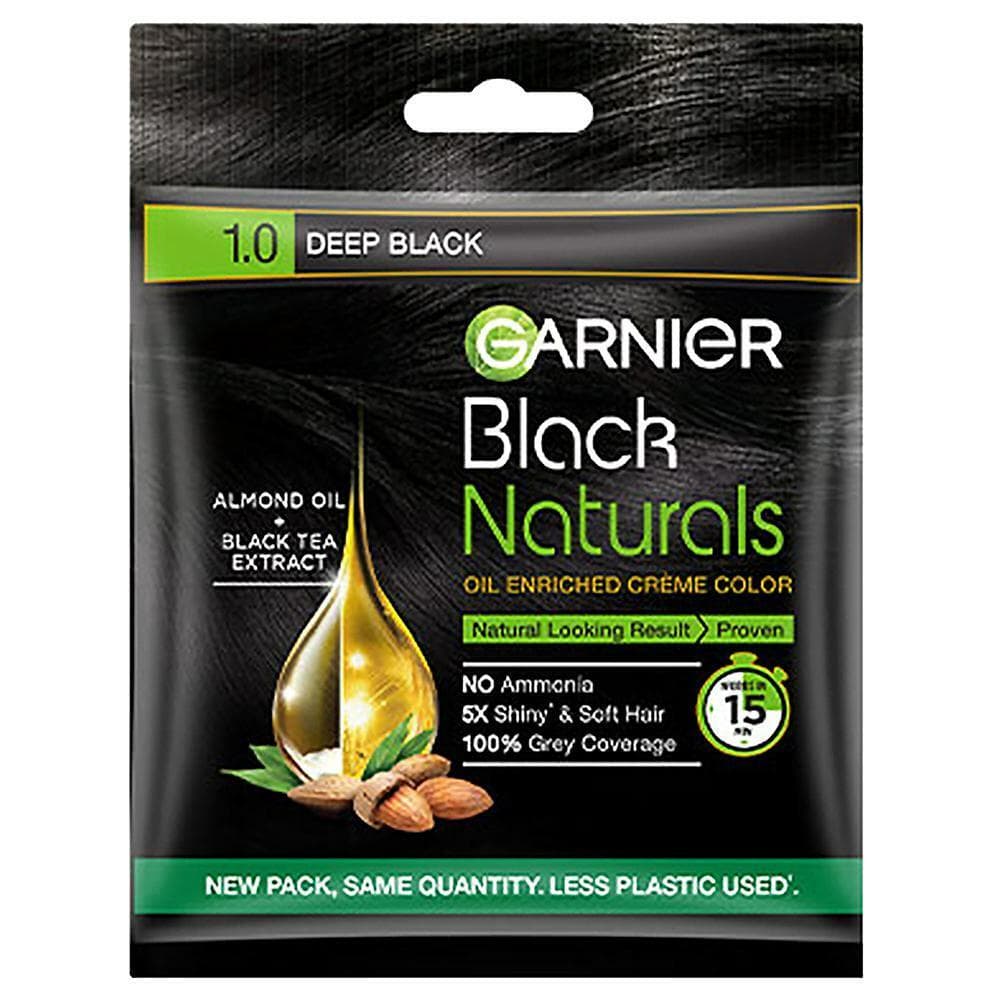 Garnier Black Naturals Ammonia Free Hair Colour, Deep Black