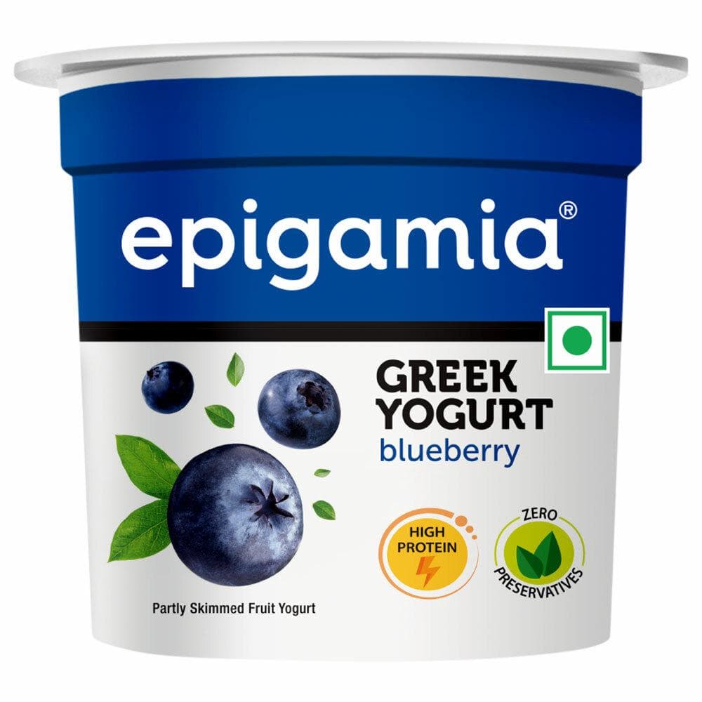 Epigamia Blueberry Greek Yogurt