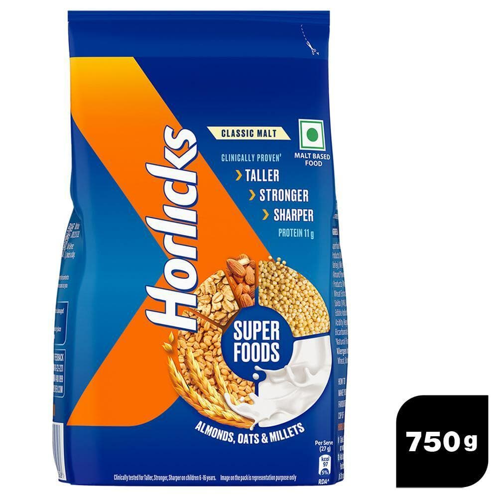 Horlicks Classic Malt Superfoods Nutritional Drink Mix