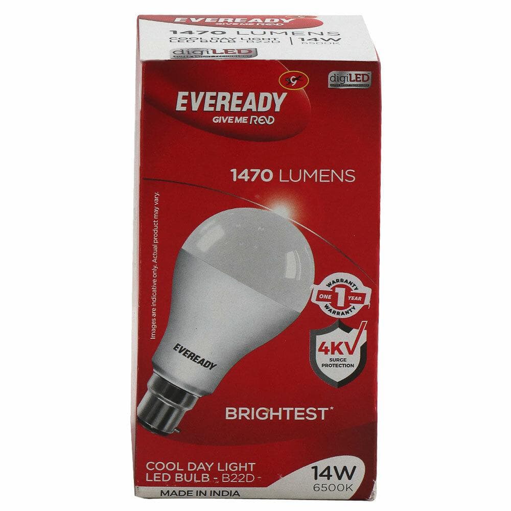 Eveready B22D Cool Day Light LED Bulb 14 W