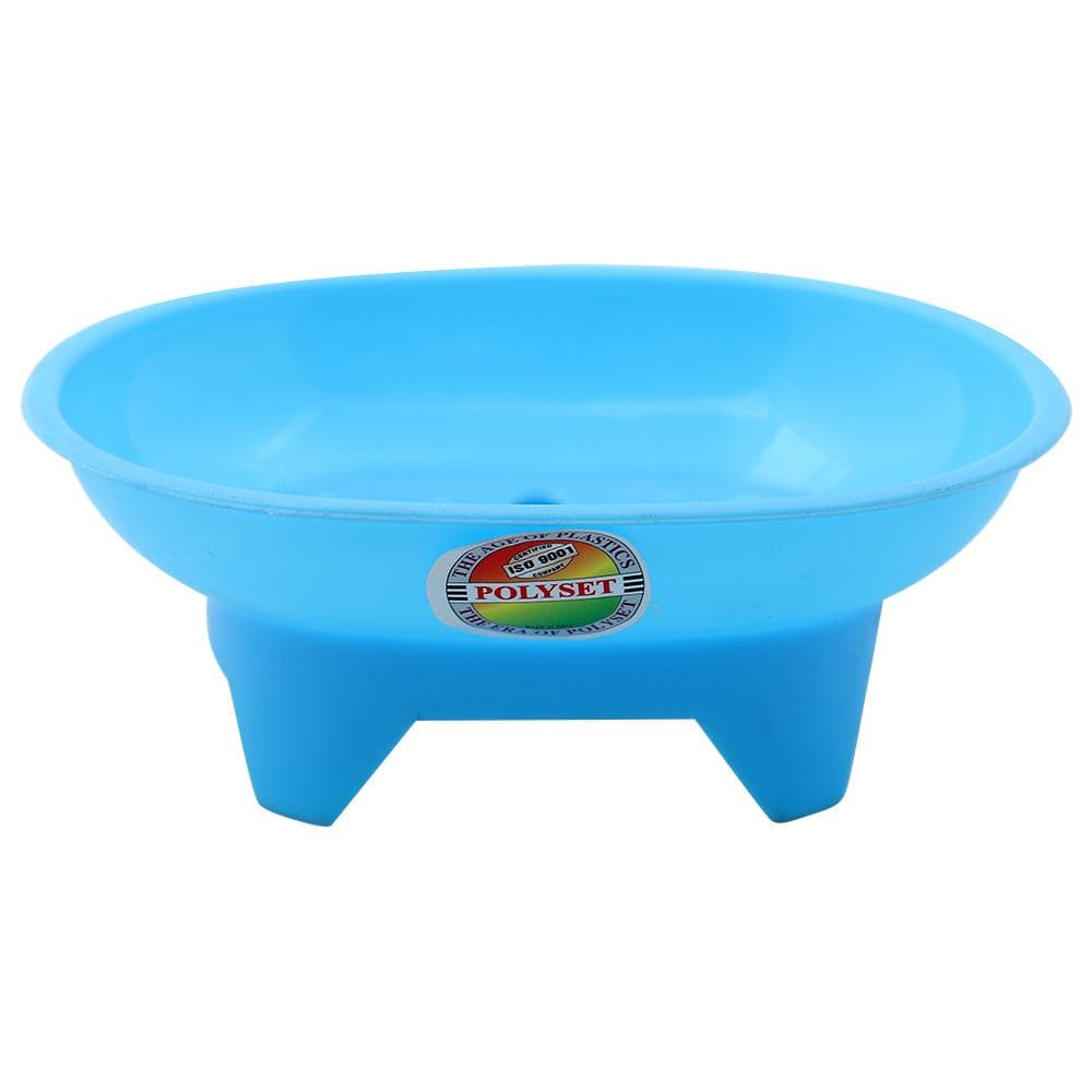 Polyset Fancy Blue Plastic Soap Case