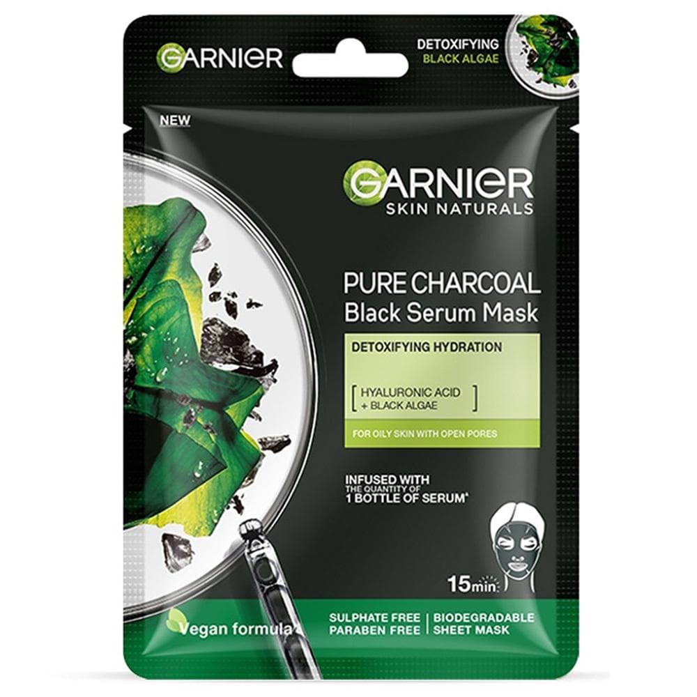 Garnier Pure Charcoal Black Serum Mask