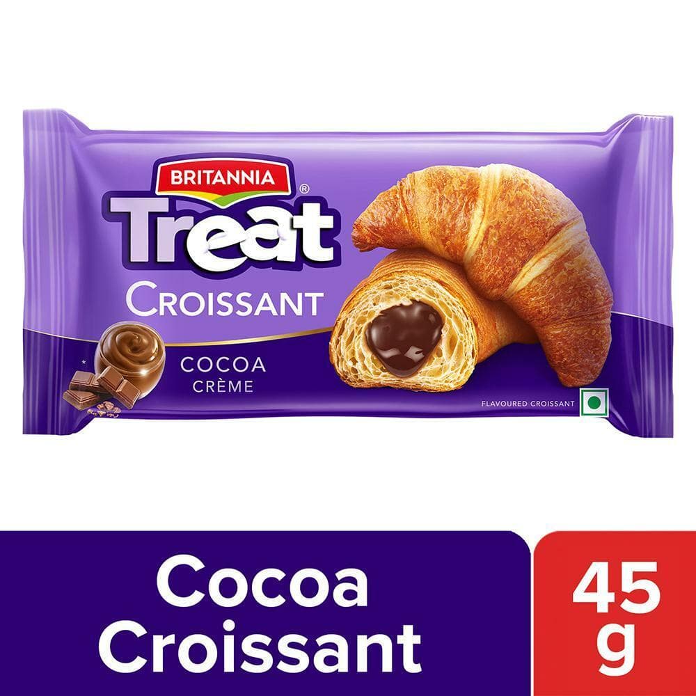 Britannia Treat Cocoa Creme Croissant
