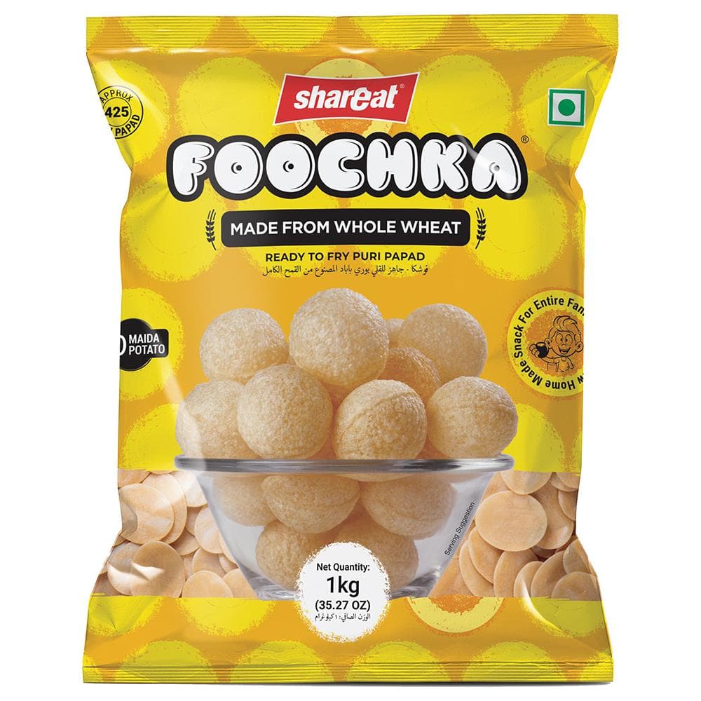 Shareat Foochka Ready to Fry Pani Puri Papad