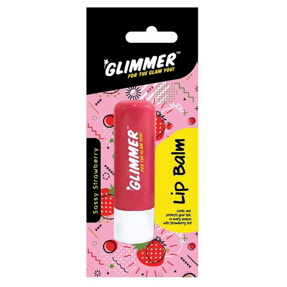 Glimmer Sassy Strawberry Lip Balm
