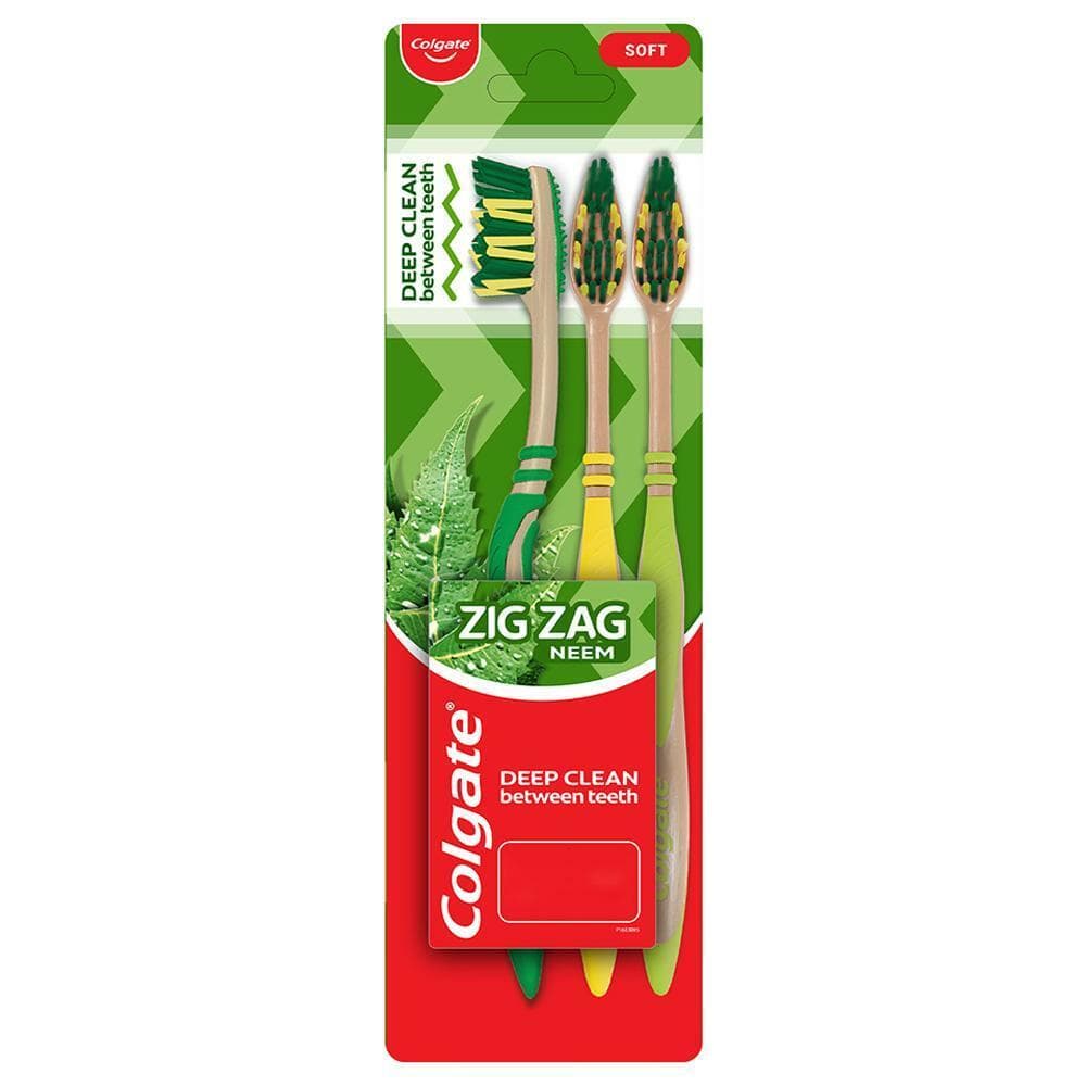Colgate Zig Zag Neem Deep Clean Soft Toothbrush
