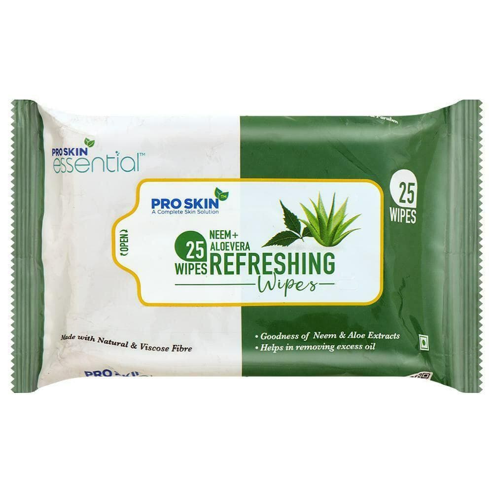 Pro Skin Neem & Aloe Vera Refreshing Wipes