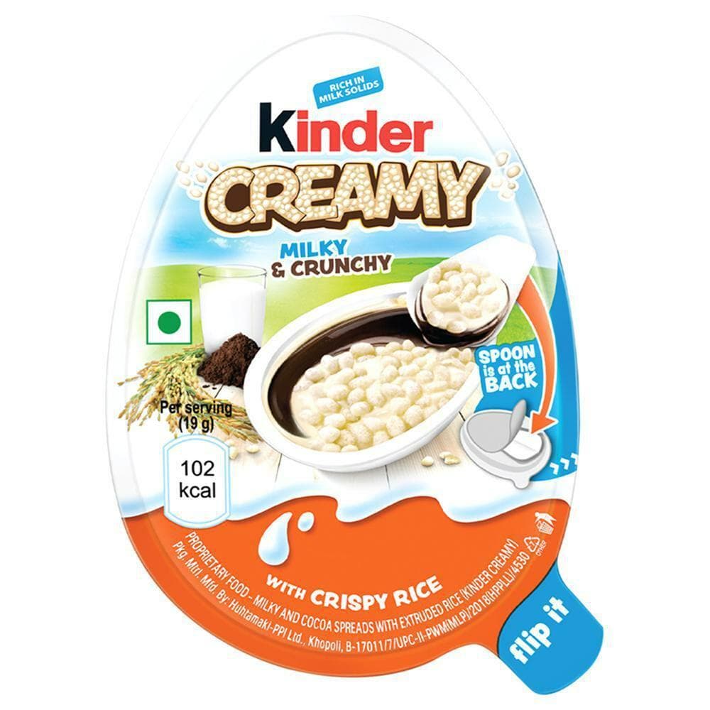 Kinder Joy Creamy Milky & Crunchy Chocolate with Crispy Rice