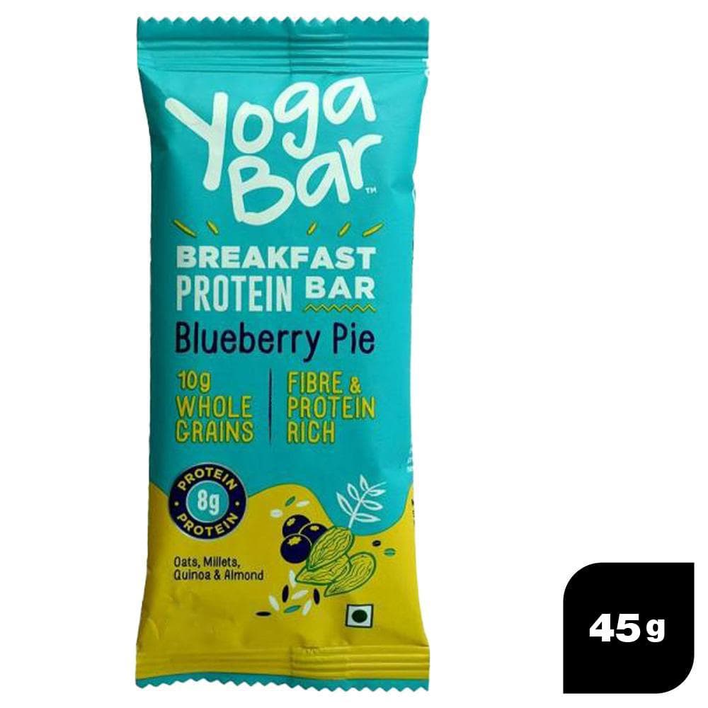 Yogabar Blueberry Pie Protein Bar
