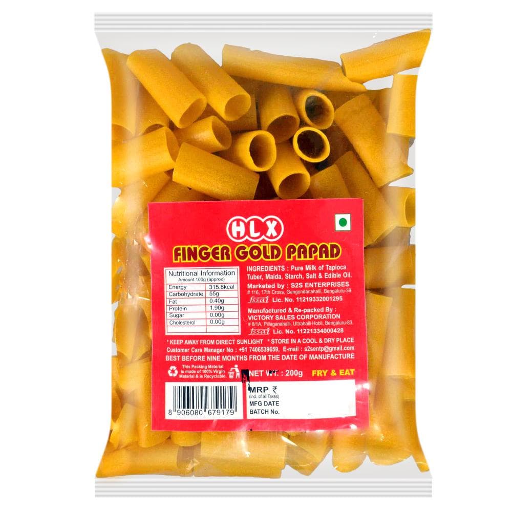 HLX Finger Gold Papad