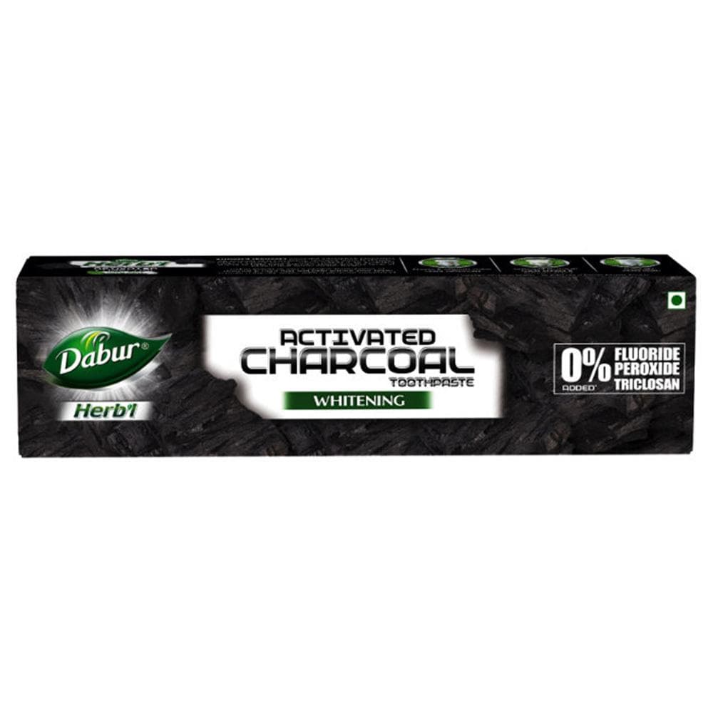 Dabur Herb'l Activated Charcoal Whitening Toothpaste