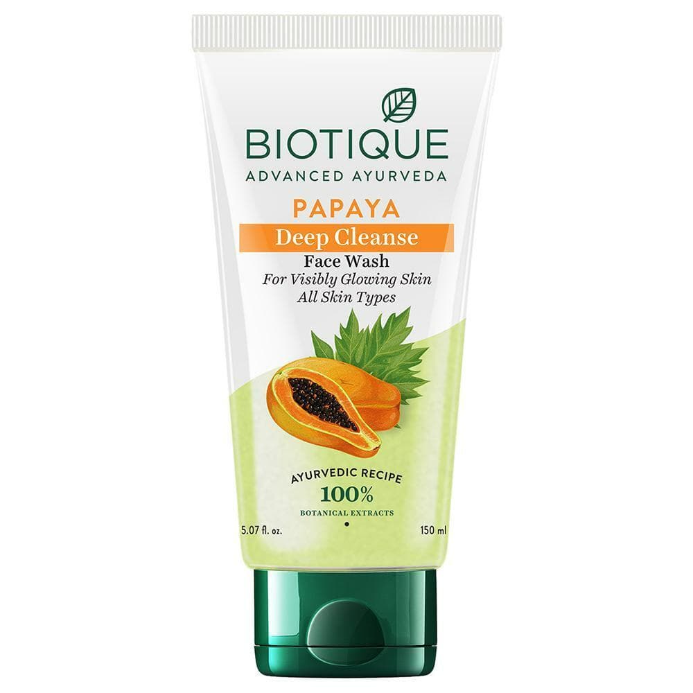 Biotique Advanced Ayurveda Papaya Deep Cleanse Face Wash