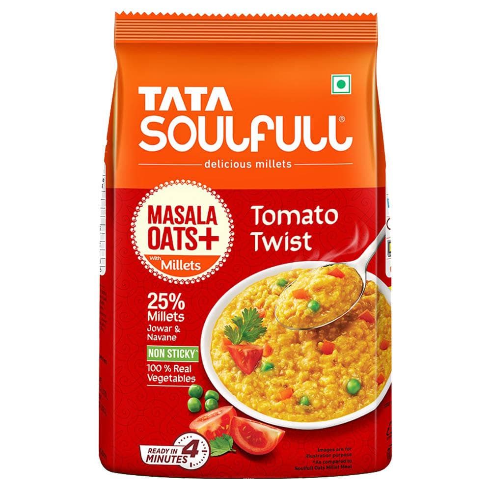 Tata Soulfull Masala Oats+ Tomato Twist