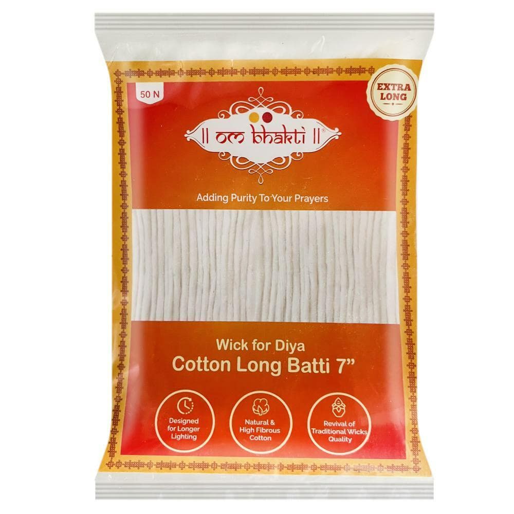 Om Bhakti Cotton Long Batti No 7