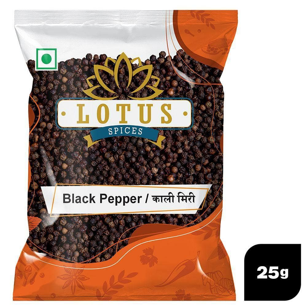 Lotus Spices Whole Black Pepper