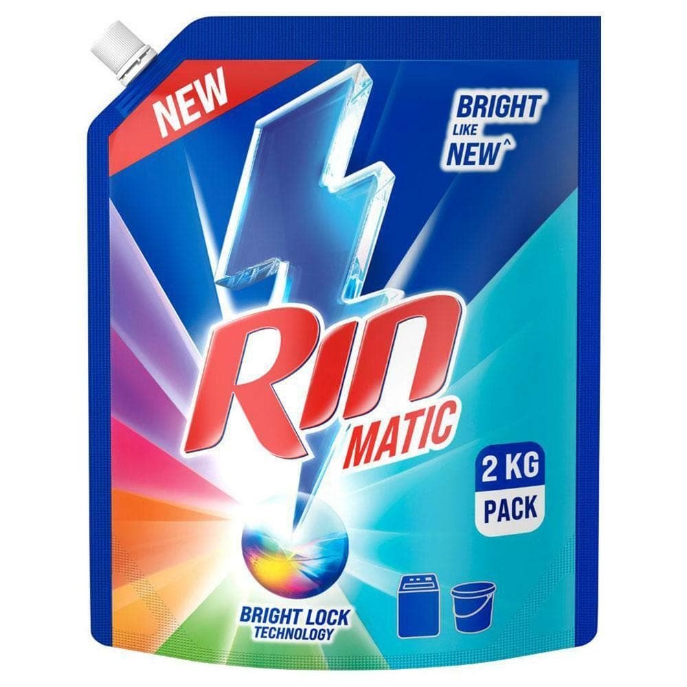 Rin Matic Top Load Bright Lock Technology Liquid Detergent