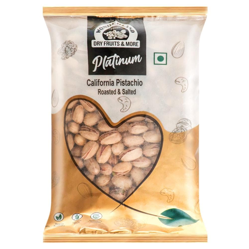 Wonderland Foods Platinum California Pistachios Roasted & Salted