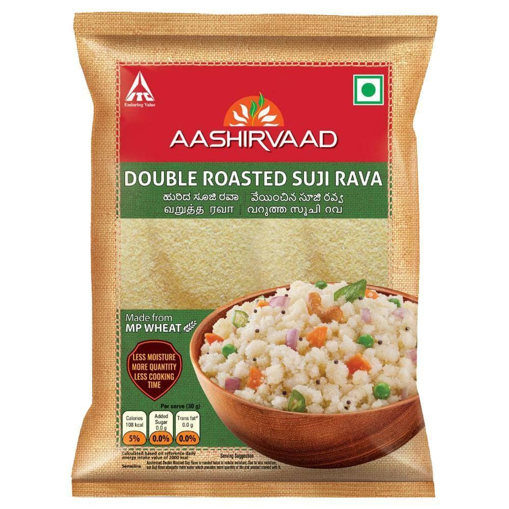 Aashirvaad MP Wheat Double Roasted Suji Rava