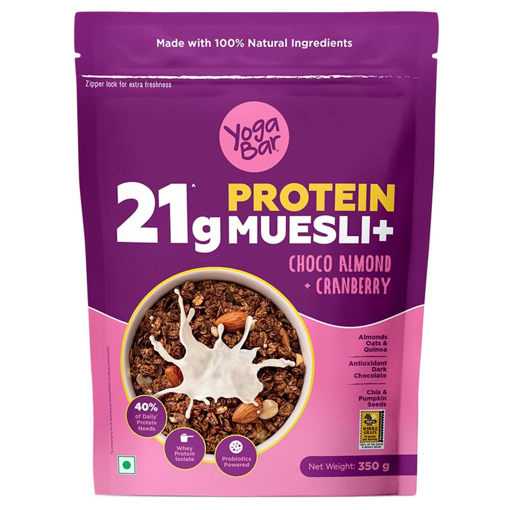 Yogabar Choco Almond Cranberry Protein Muesli