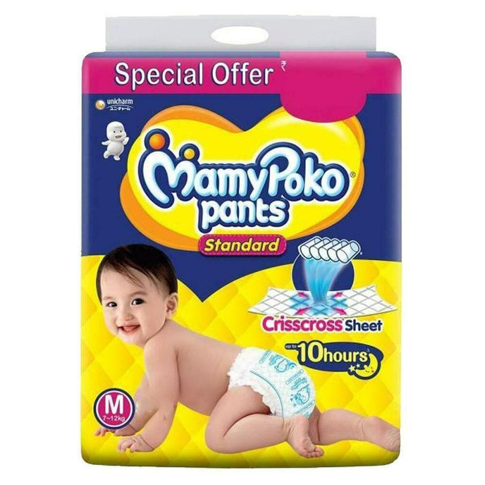 MamyPoko Pants Standard Diapers (M) 46 count