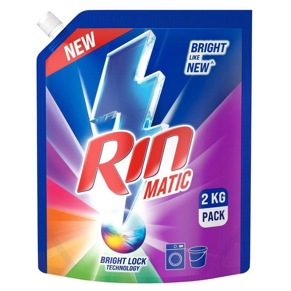 Rin Matic Front Load Bright Lock Technology Liquid Detergent