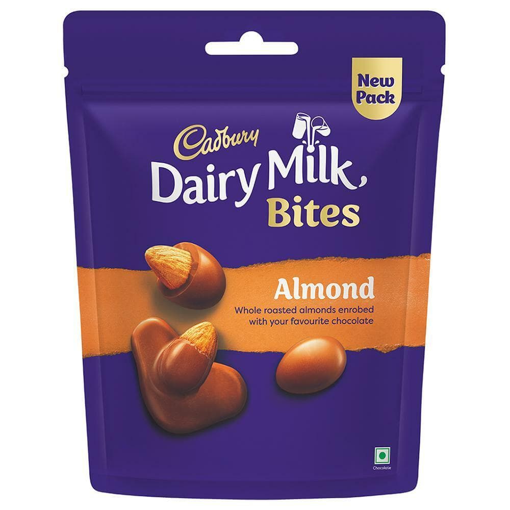 Cadbury Dairy Milk Whole Almond Chocolate Bites