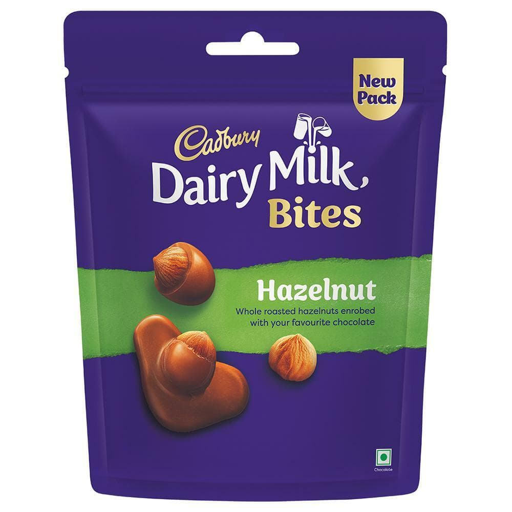 Cadbury Dairy Milk Whole Hazelnut Chocolate Bites