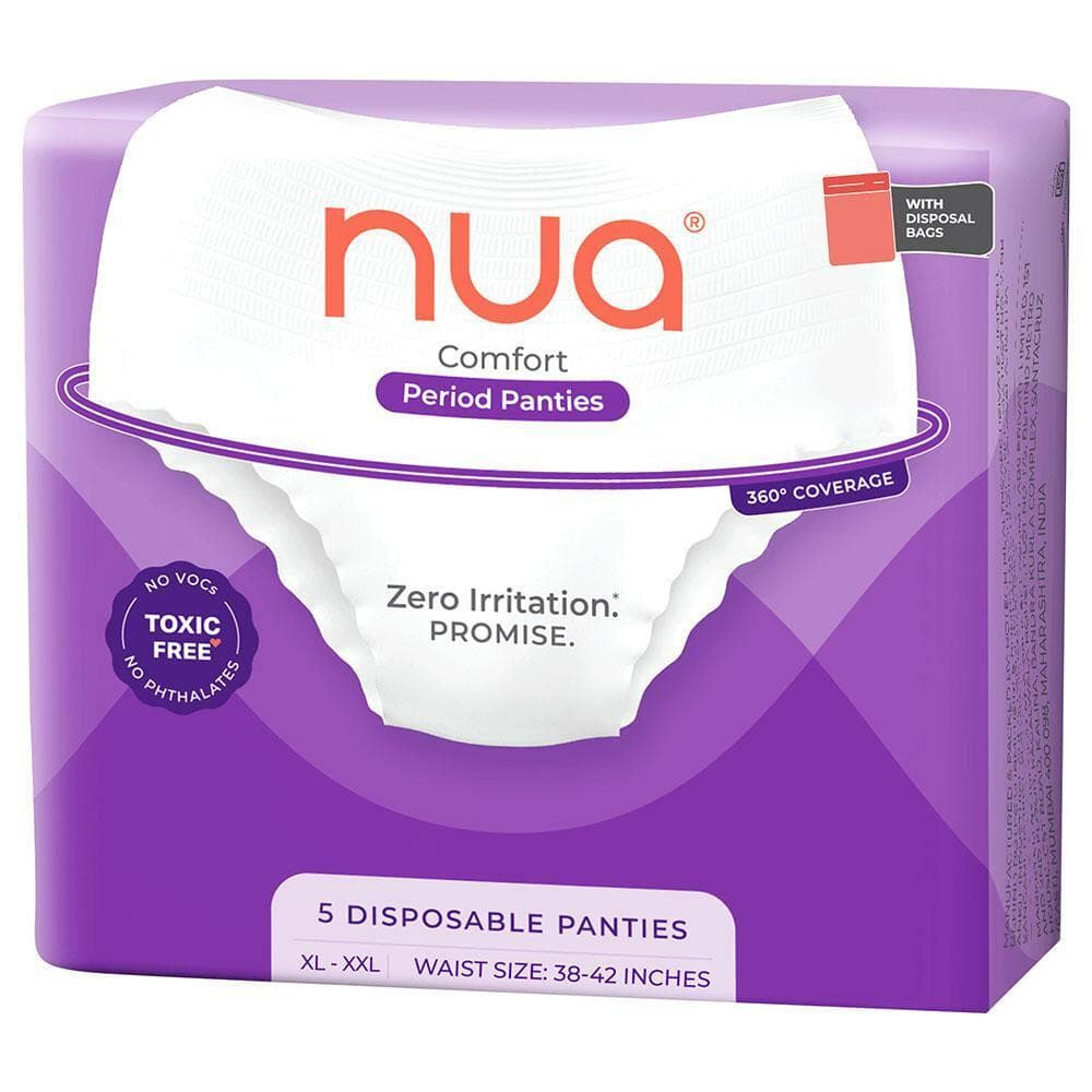 Nua Zero Irritation Promise Disposable Period Panties XL-XXL
