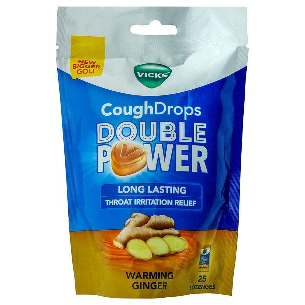 Vicks Double Power Ginger Cough Drops