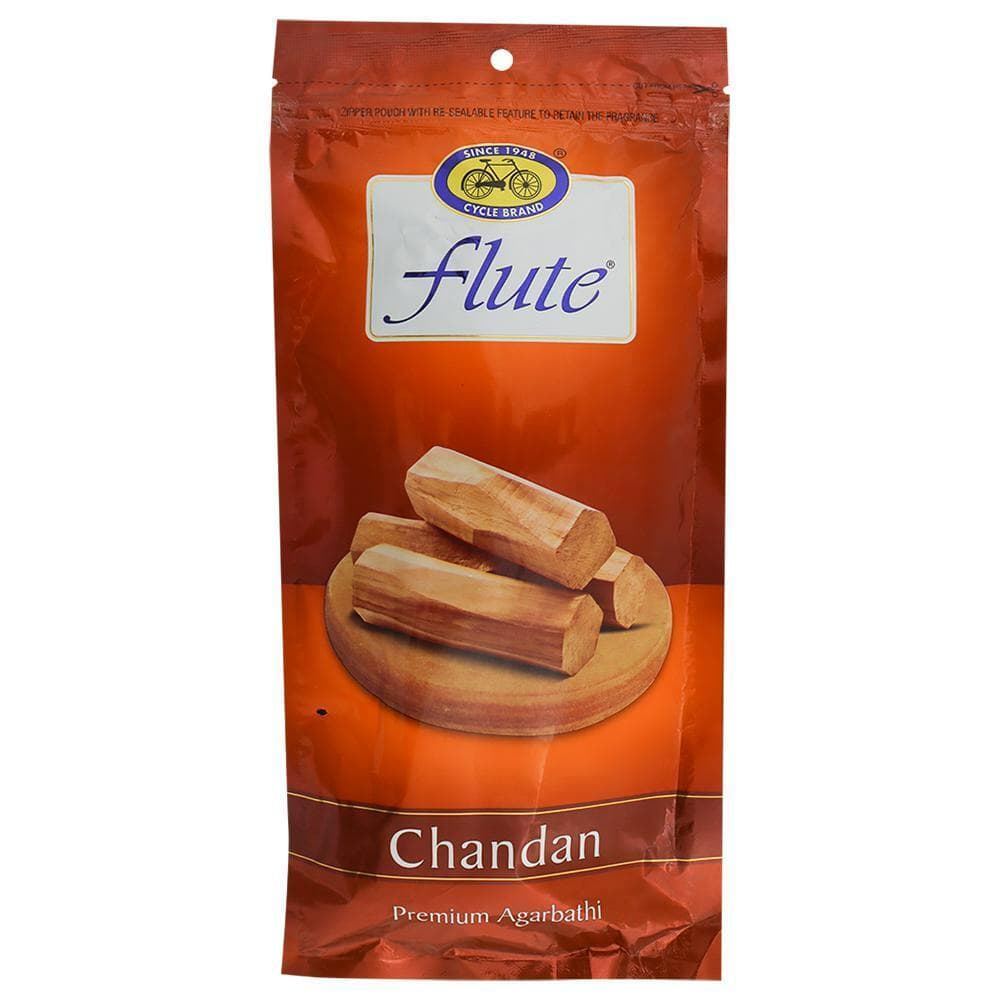 Cycle Flute Premium Chandan Ziplock Agarbatti