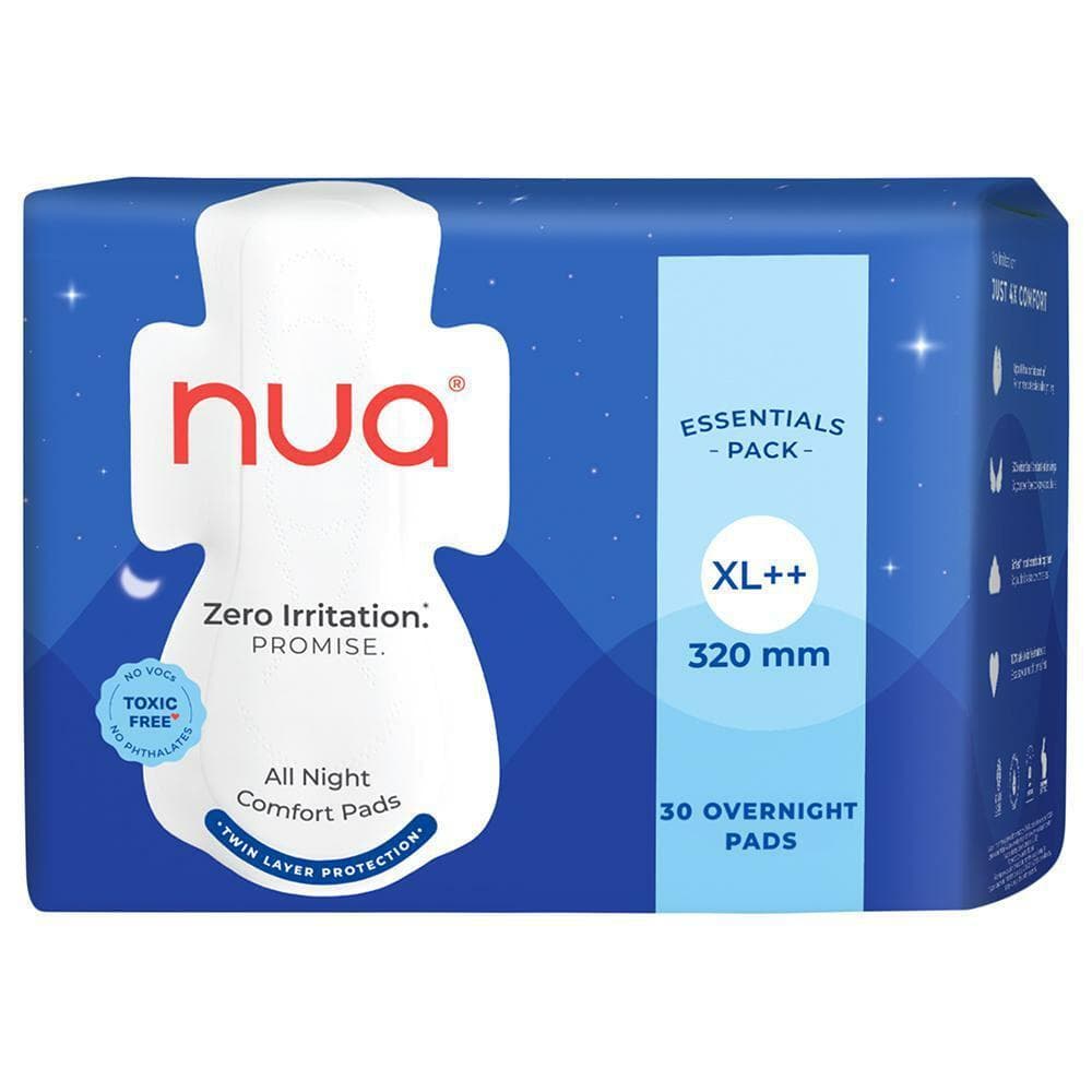 Nua Overnight Ultra Slim XL++ Sanitary Pads