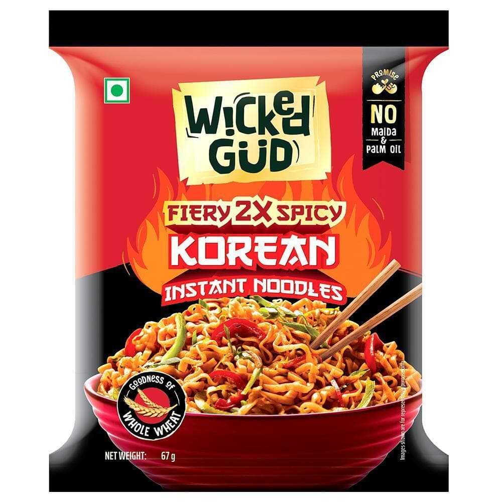 Wickedgud Fiery 2X Spicy Korean Instant Noodles