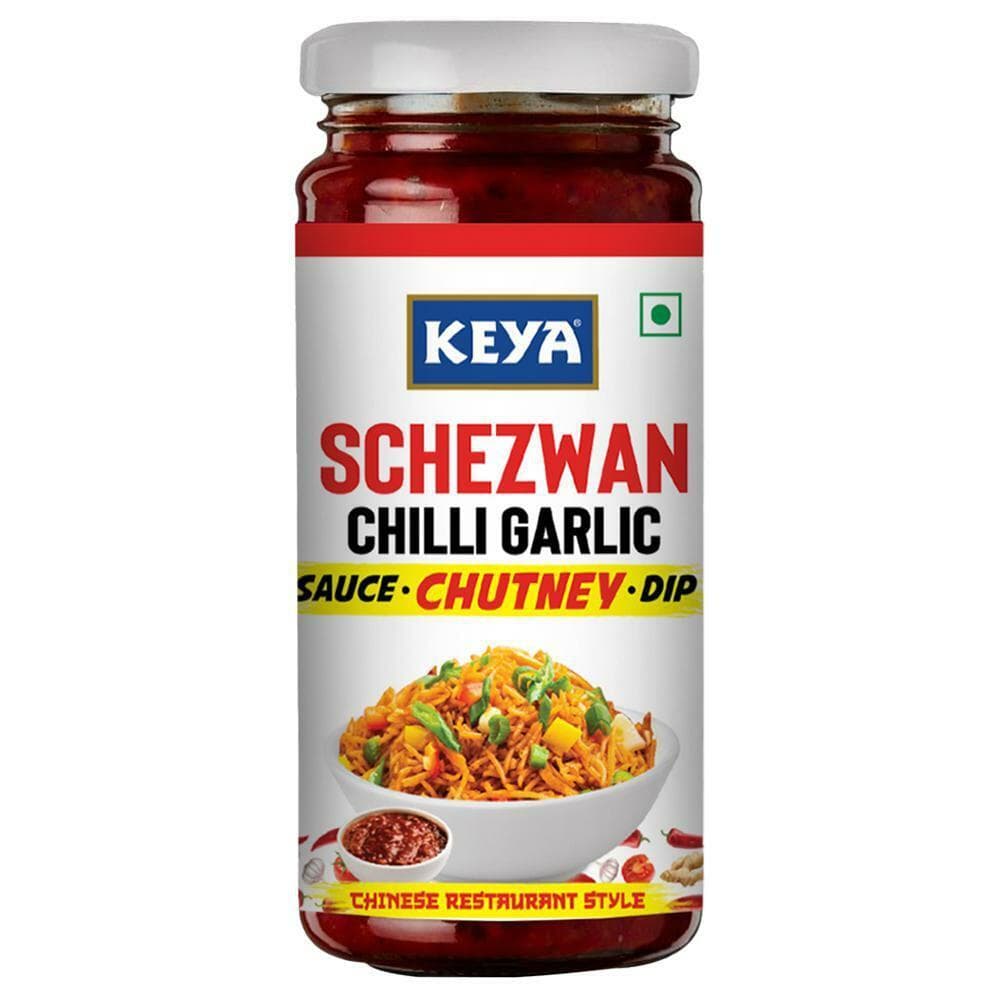 Keya Schezwan Chilli Garlic Chutney