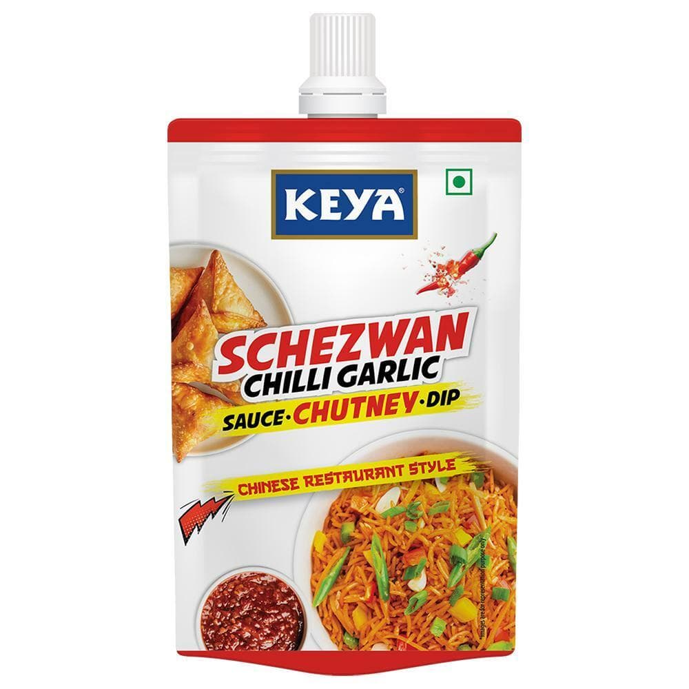 Keya Schezwan Chilli Garlic Chutney/Sauce/Dip