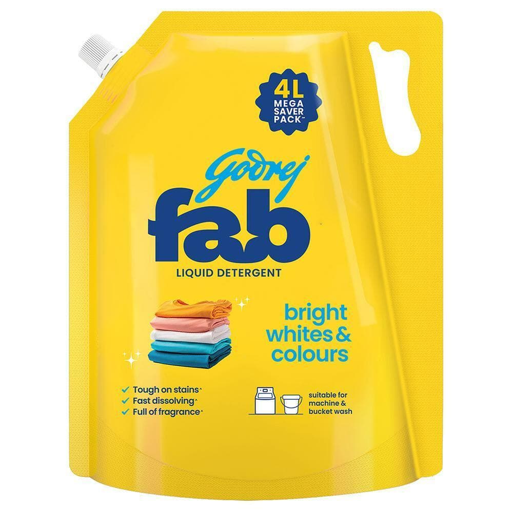 Godrej Fab Bright Whites & Colours Liquid Detergent