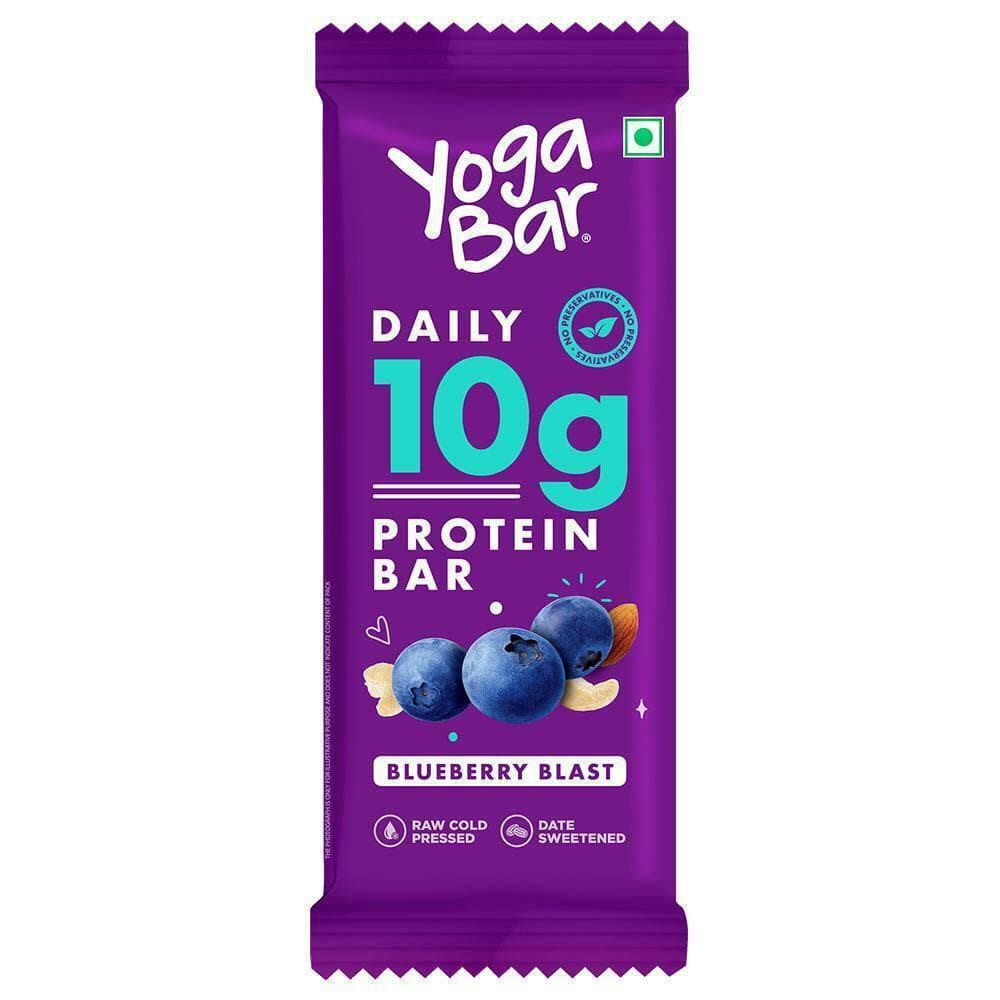 Yogabar Blueberry Blast Daily Protein Bar
