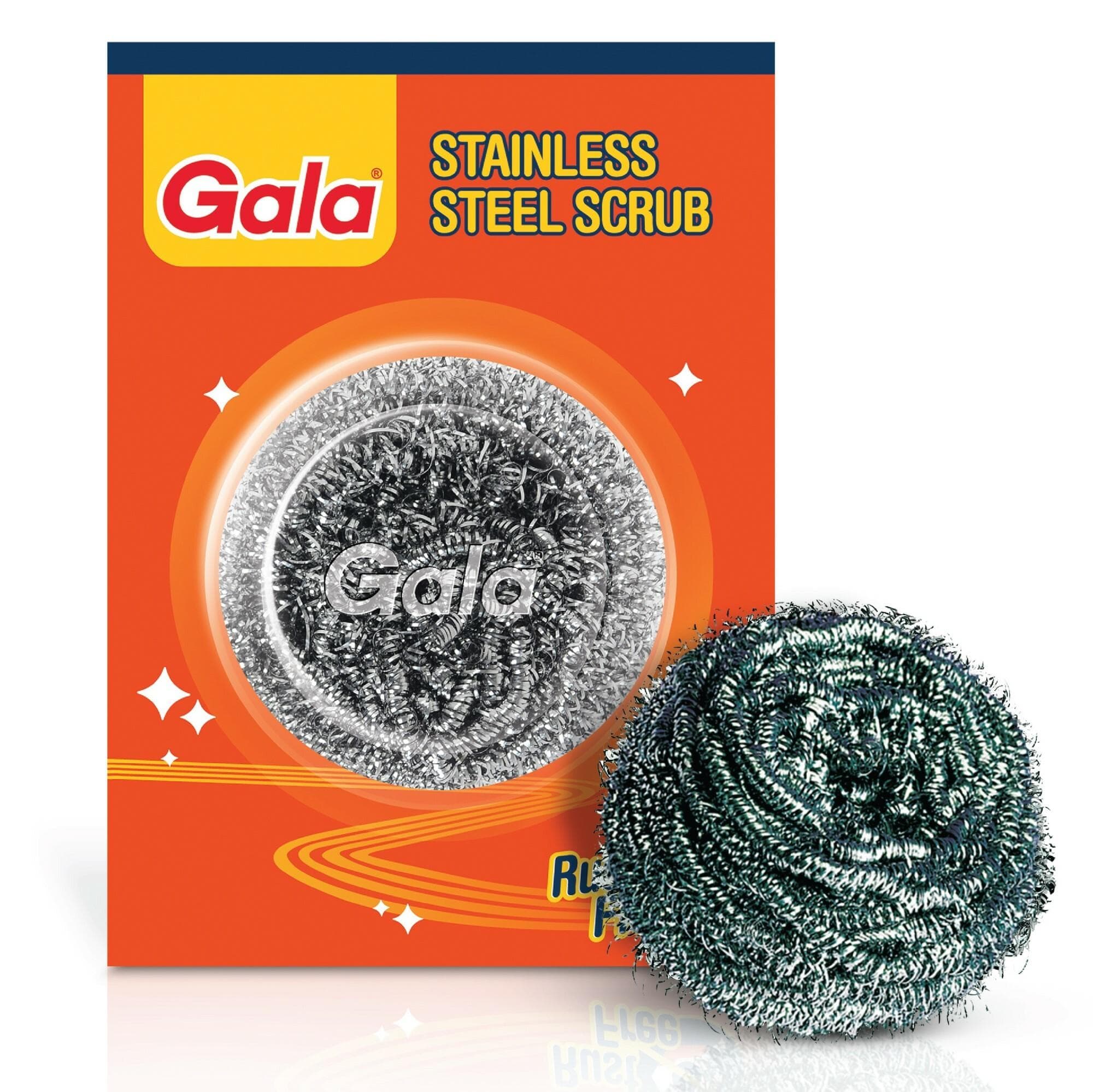 Gala Swash Card Steel Scrubber 7cm 1 N